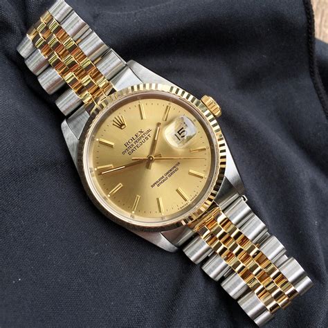 rolex datejust two-tone